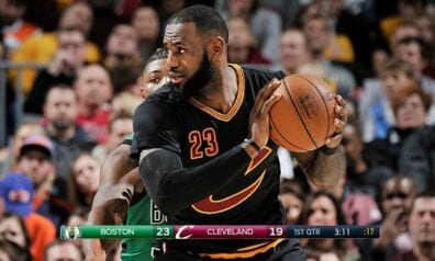 Video. NBA čempione “Cavaliers” ar grūtībām pieveic “Celtics” basketbolistus