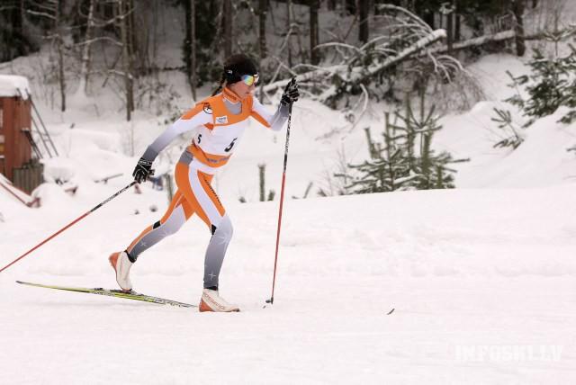 Latvijas distanču slēpotāja Kitija Auziņa