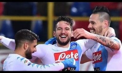 VIDEO. Divi “hat-trick” Itālijas A sērijas spēlē nodrošina “Napoli” graujošu uzvaru