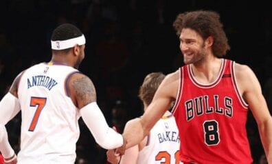 Porziņģis muguras sāpju dēļ nepiedalās “Knicks” komandas uzvarā pār “Bulls” vienību (+VIDEO)