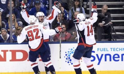 NHL: “Capitals” sasniedz Austrumu konferences pusfinālu (VIDEO)