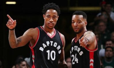 NBA: “Raptors” atspēlē 25 punktu deficītu un tiek tālāk (VIDEO)