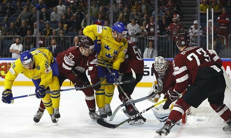 Latvija un Zviedrija hokejs 2017 IIHF World Championship