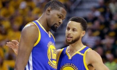 NBA: “Warriors” uzvar arī trešo spēli pret “Jazz” (VIDEO)