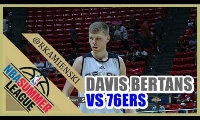 Bertānam deviņi punkti NBA Vasaras līgā (VIDEO)
