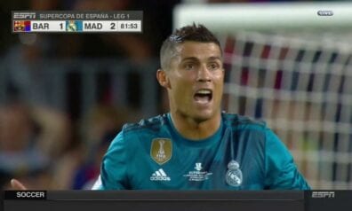 Ronaldo draud 12 spēļu diskvalifikācija (VIDEO)