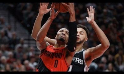 Bertānam neliels spēles laiks ”Spurs” uzvarā pret ”Trail Blazers” (VIDEO)