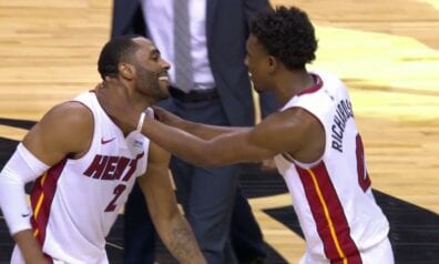 Bols sakrāj ”double-double”, negūstot 10 punktus, Elingtons izrauj ”Heat” uzvaru (VIDEO)