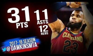 Lebrons sasniedz jaunu NBA rekordu (VIDEO)