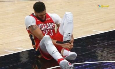 Deiviss nepabeidz spēli pret ”Kings” potītes savainojuma dēļ (VIDEO)