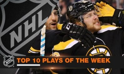 VIDEO: NHL nedēļas topā dominē “Maple Leafs” vārtsargs