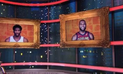 “Shaqtin A Fool” aizvadītās sezonas MVP kandidāti – Embīds un Džeimss (VIDEO)