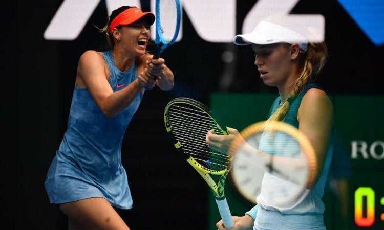 Marija Šarapova, Karolīna Vozņacka, www.sportazinas.com