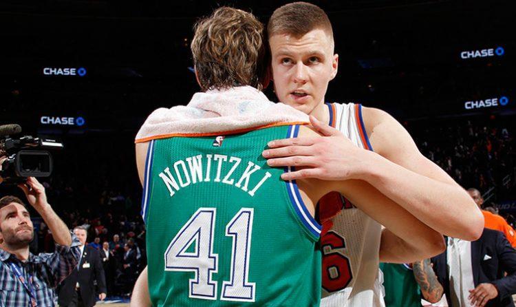 Kristaps Porziņģis un Dirks Novickis, www.sportazinas.com