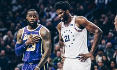 Lebrons Džeimss un Žoels Embīds, www.sportazinas.com