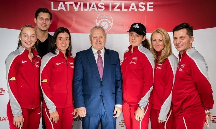 Adrians Žguns, Anastasija Sevastova, Juris Savickis, Aļona Ostapenko, Diāna Marcinkēviča, Patrīcija Špaka