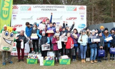 Noslēdzies Latvijas skolu orientēšanās kauss (VIDEO)