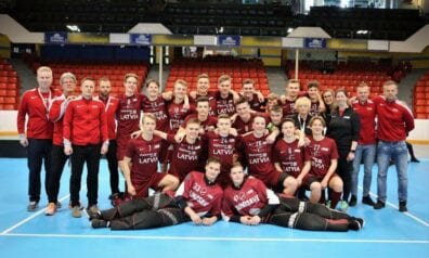 Latvijas U19 florbola izlase, www.sportazinas.com