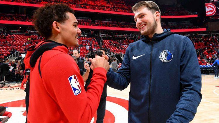 Trejs Jangs un Luka Dončičs, www.sportazinas.com