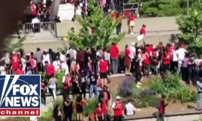 Toronto “Raptors” čempiontitula svinībās atskanējuši šāvieni, ievainojot četrus cilvēkus