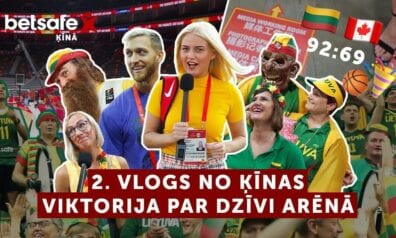 Viktorija ar “Betsafe” viesojas Ķīnā un aprunājas ar Lietuvas basketbola zvaigznēm (VIDEO)