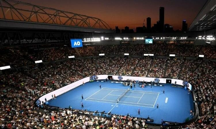 Australian Open korts, www.sportazinas.com