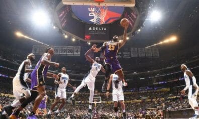 Losandželosas Lakers mājas arēna, www.sportazinas.com