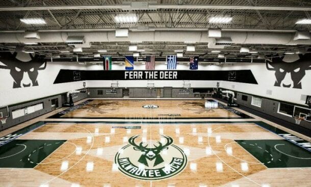 Milvoki "Bucks" treniņu centrs, www.sportazinas.com
