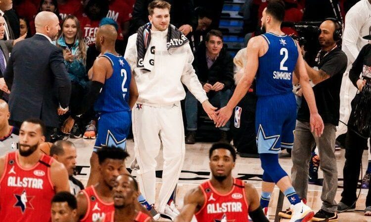 Kriss Pols, Luka Dončičs un Bens Simonss, www.sportazinas.com