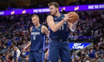 Kristaps Porziņģis un Luka Dončičs, www.sportazinas.com