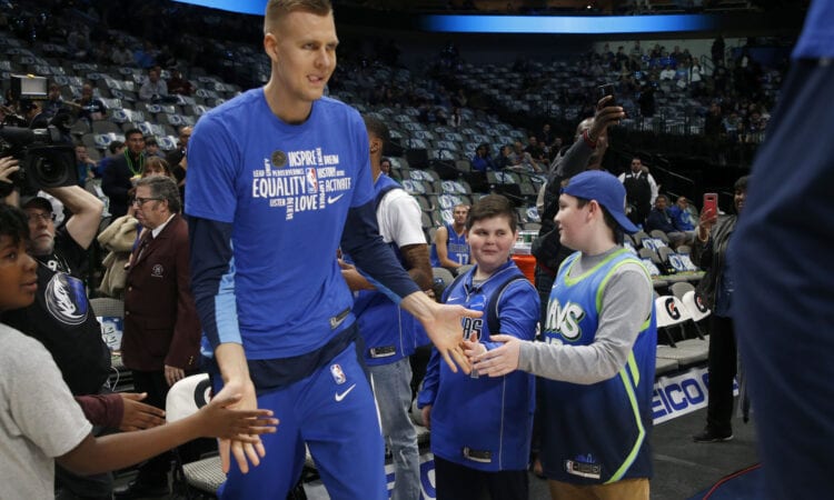 Kristaps Porziņģis | Foto: AP Photo/Michael Ainsworth