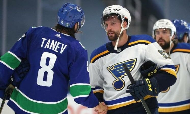 Vankuveras Canucks un Sentluisas Blues