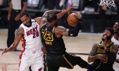 Andrē Igudala, Lebrons Džeimss un Markīfs Moriss