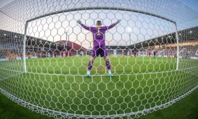 FK Liepāja vārtsargs Oleksandrs Ribka