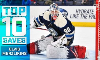 NHL apkopo Merzļikina debijas sezonas skaistākos “seivus”