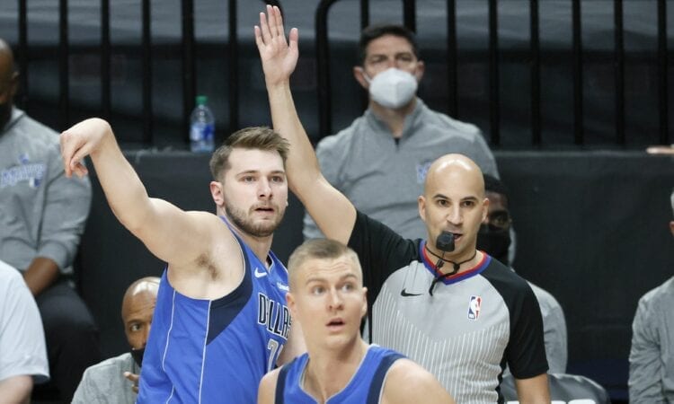 Luka Dončičs un Kristaps Porziņģis
