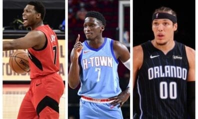Kails Laurijs, Viktors Oladipo un Ārons Gordons