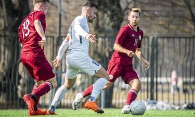 Latvijas U21 vīriešu futbola izlase pret RFS