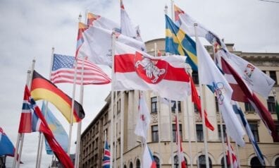 PČ hokejā dalībvalstu karogi