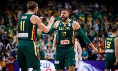Domants Sabonis un Jons Valančūns