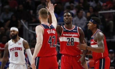 Dāvis Bertāns un Aiens Mahinmi
