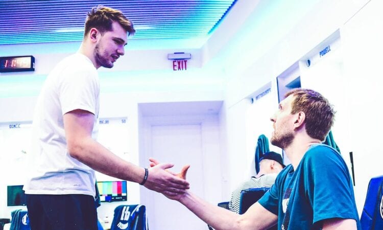 Luka Dončičs un Dirks Novickis
