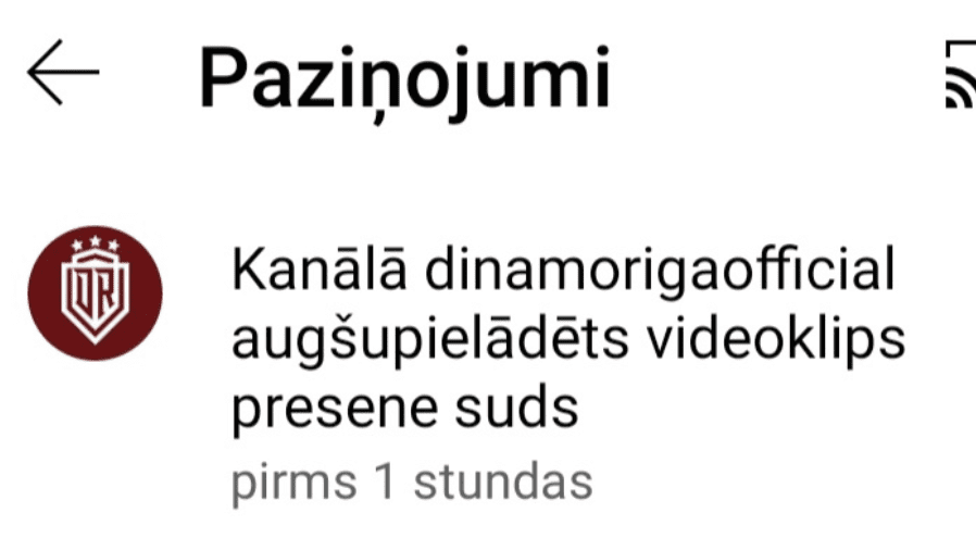 Dinamo is experiencing a social networking fiasco by publishing a press conference video with a gross headline thumbnail