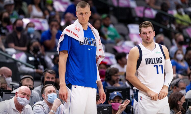 Kristaps Porziņģis un Luka Dončičs