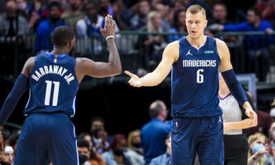 Tims Hārdavejs un Kristaps Porziņģis