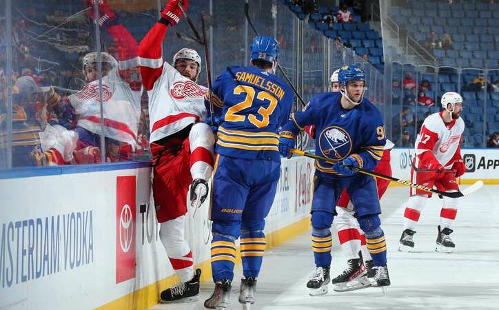 Bufalo Sabres un Detroitas Red Wings