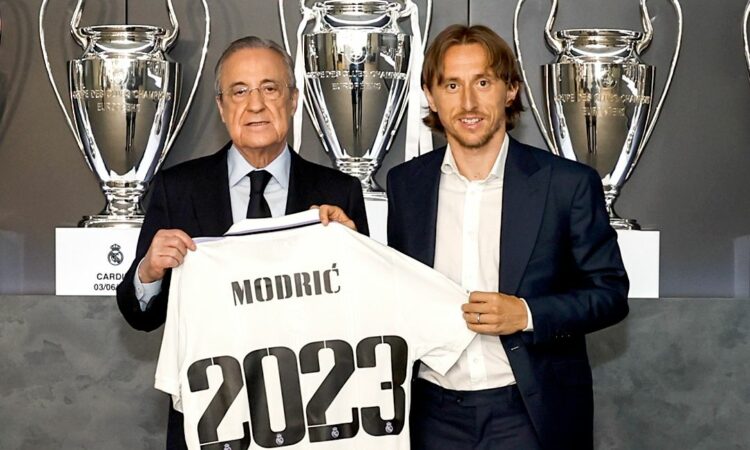 Florentino Peress un Luka Modričs