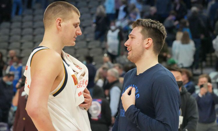 Nikola Jokičs un Luka Dončičs