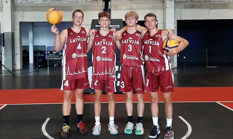 Latvijas 3x3 U18 basketbolisti