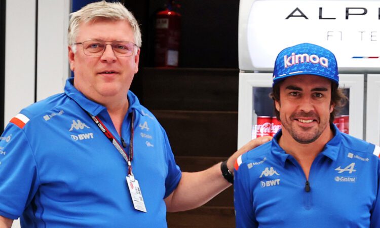 Otmars Šafnauers un Fernando Alonso